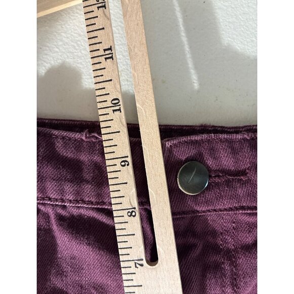 Forever 21 Shorts Denim Frayed Hem Womens Purple size 29 - Picture 4 of 8